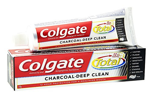 2 X Colgate Total Charcoal Toothpaste - 120 g x 2 (Mfd. 12/2016 Expiry Date is Printed On The Box as 24months From Mfd. i.e 11/2018)
