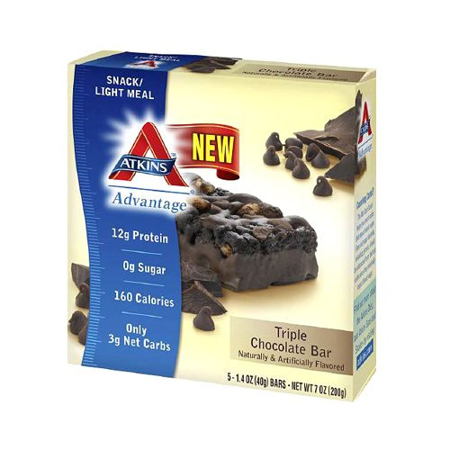 Atkins Triple Chocolate Advantage Bar 1_4 Ounce