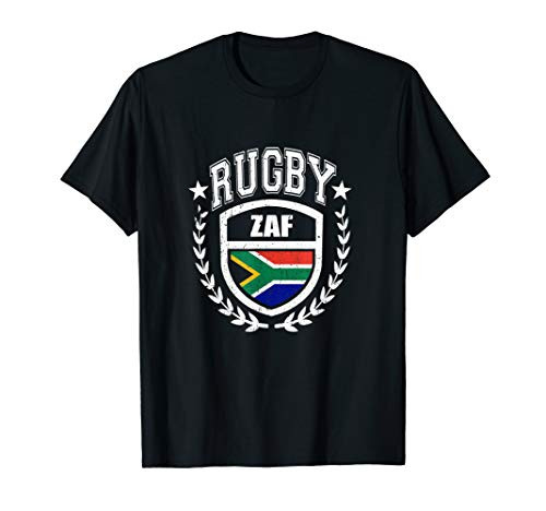 South Africa Rugby Gear South African Flag Vintage Sport T-Shirt