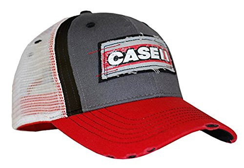 Case Ih Mens Logo Patch Casual Cap Grey One Size