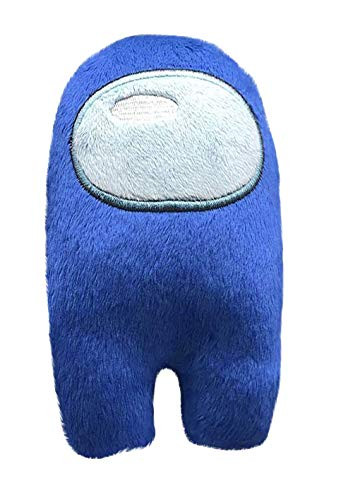 MAITING Soft Plush Among Us Plush Among Us Game Plush Toy with Music Kawaii Stuffed Doll Cute Red Small Among Us Plushie  Blue