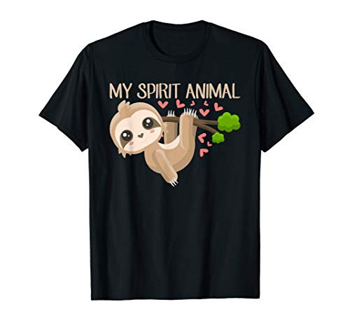 Sloth Is My Spirit Animal Funny Baby Sloth Hanging Gift T-Shirt Sloth Is My Spirit Animal Funny Baby Sloth Hanging Gift T-Shirt