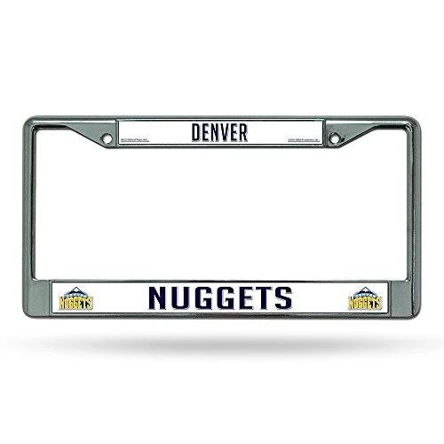 Rico Industries-Tag Express Denver Nuggets Chrome License Plate Frame