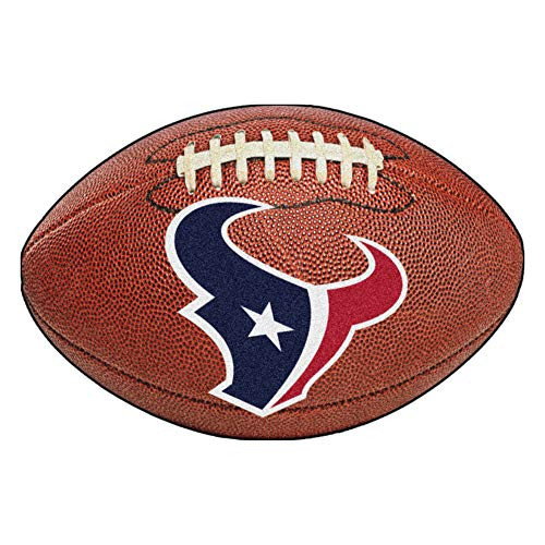 FANMATS 5734 NFL Houston Texans Nylon Face Football Rug Team Color 22x35