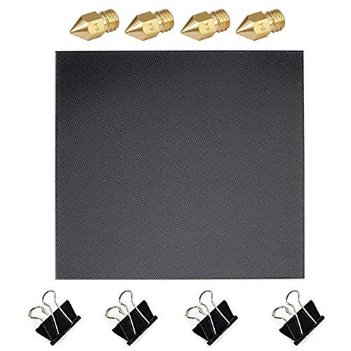 Creativity 3D Printer Platform Hot Heated Bed Build Surface Tempered Glass Plate 235x235x4 mm for Ender 3 Ender 5 CR20 3D Printer Accessories