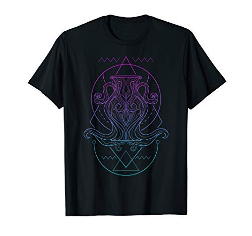 Zodiac Geometry - Aquarius Astrological Sign Astrology Gift T-Shirt