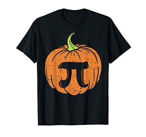 Pumpkin Pi Math Shirt Halloween Thanksgiving Pie Day Costume T-Shirt