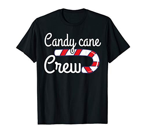 Christmas Candy Cane Crew Family Xmas Gift Matching T-Shirt