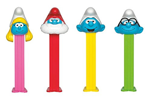 PEZ Candy Smurf Assortment Blister Pack Pack of 6