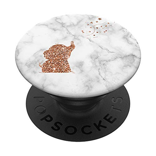 Baby Elephant Blush Confetti ~ Animal Design PopSockets PopGrip Swappable Grip for Phones   Tablets