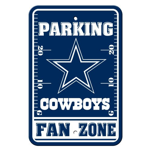 Fremont Die NFL Dallas Cowboys Plastic Parking Sign Multi One Size Model 92203