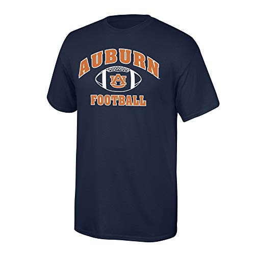 Elite Fan Shop Auburn Tigers Mens Team Color Football T-Shirt Small