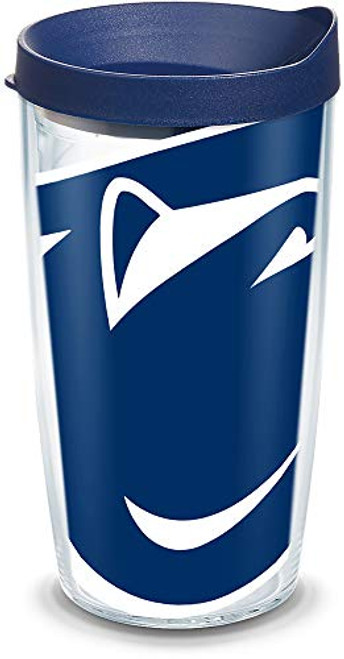 Tervis Penn State Nittany Lions Mascot Colossal Tumbler with Wrap and Navy Lid 16oz Clear Tervis Penn State Nittany Lions Mascot Colossal Tumbler with Wrap and Navy Lid 16oz Clear
