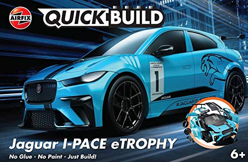 Airfix Quickbuild Jaguar I-Pace eTrophy Brick Building Model Kit J6033