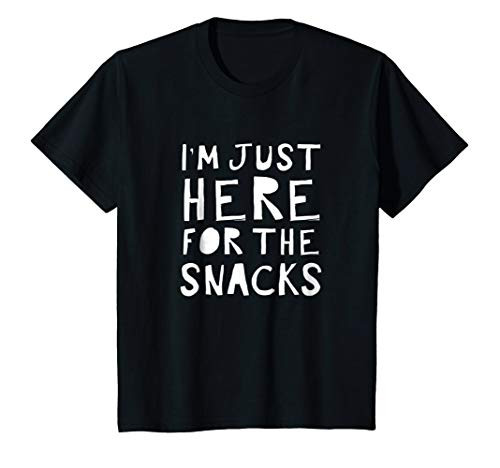 Kids Im Just Here For The Snacks Shirt