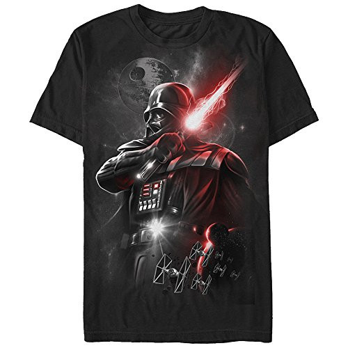 Star Wars Mens Dark Lord Darth Vader Graphic Shirt BLACK 2XL