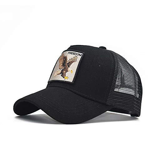 Trucker Hats for Men Snapback Animal Vintage Baseball Cap Eagles Mesh Hat Black Trucker Hats for Men Snapback Animal Vintage Baseball Cap Eagles Mesh Hat Black