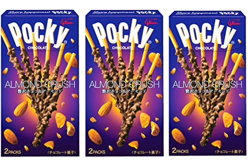 Glico POCKY luxury Chocolate stick snacksAlmond crunchx3_ No_a323