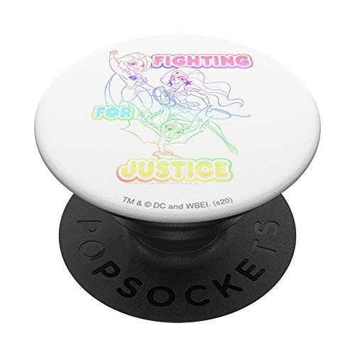 DC Super Hero Girls Fighting For Justice PopSockets Grip and Stand for Phones and Tablets