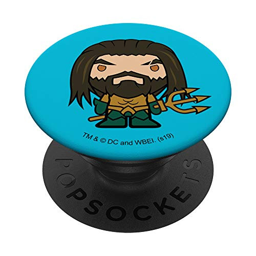 Aquaman Movie Cute Chibi Character PopSockets PopGrip Swappable Grip for Phones   Tablets