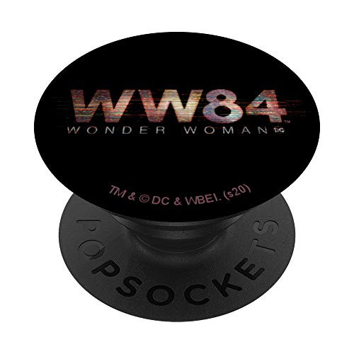 Wonder Woman 84 Logo PopSockets PopGrip Swappable Grip for Phones   Tablets