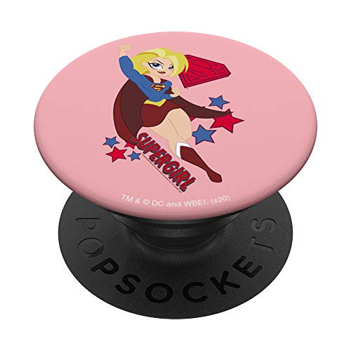 DC Super Hero Girls Supergirl Stars PopSockets Grip and Stand for Phones and Tablets