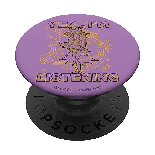 DC Super Hero Girls Batgirl Im Listening PopSockets Grip and Stand for Phones and Tablets