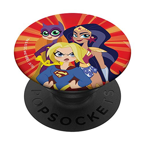 DC Super Hero Girls Girl Group PopSockets Grip and Stand for Phones and Tablets