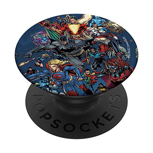 DC Fandome Batman Group Shot PopSockets Grip and Stand for Phones and Tablets
