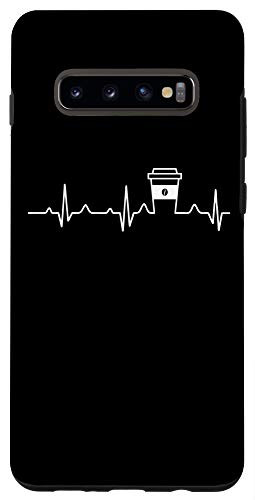 Galaxy S10 Coffee Heartbeat Coffee Cup Caffeine Lovers Case