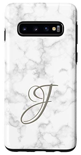 Galaxy S10 Initial J Monogram Phone Cover Alphabet Letter Monogrammed Case
