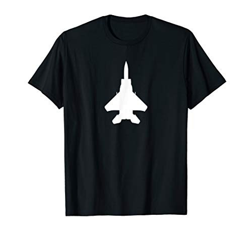 F-15 Eagle fighter jet silhouette pilot or crew t-shirt