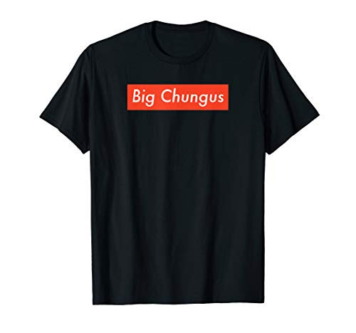 Big Chungus Meme Red Box Logo T-Shirt
