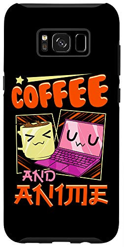 Galaxy S8 Cute   Funny Coffee And Anime Kawaii Coffee Cup Case