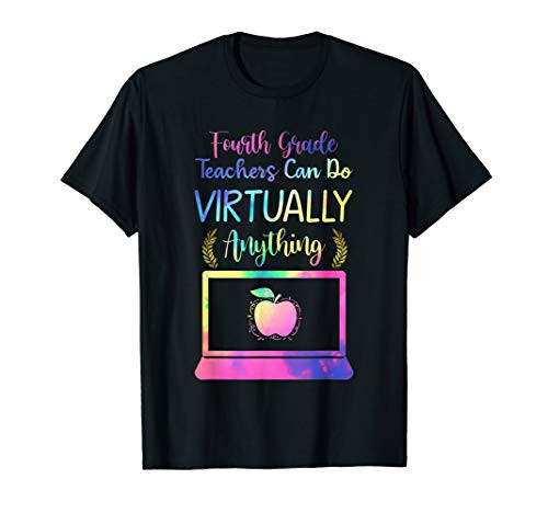 Fourth Grade teacher can do virtually anything Online Tech T-Shirt