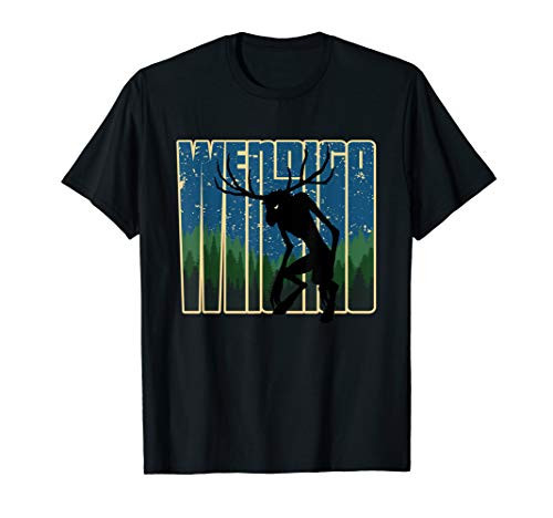 Retro Wendigo - Original Skinwalker Cryptid Spirit Artwork T-Shirt
