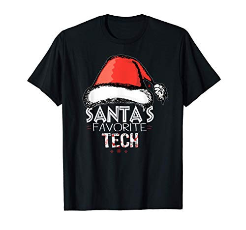 Santas Favorite Tech Christmas Funny Gift Xmas Tech T-Shirt Santas Favorite Tech Christmas Funny Gift Xmas Tech T-Shirt