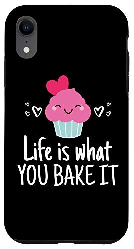 iPhone XR Cupcake Bakers Bake World Better Place Purple Case