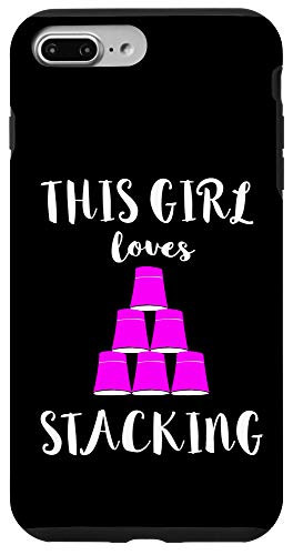 iPhone 7 Plus8 Plus This Girl Loves Stacking Cups Stacker Speed Cup Stacking Case