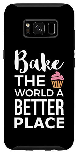 Galaxy S8 Bake World Better Place Cupcake Baking Purple Case