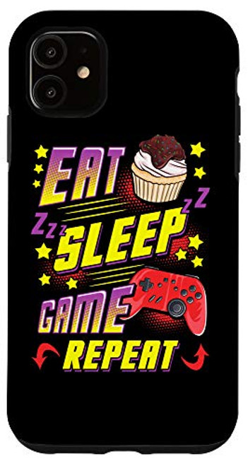 iPhone 11 Funny Eat Sleep Game Repeat Gamer Gaming Case iPhone 11 Funny Eat Sleep Game Repeat Gamer Gaming Case