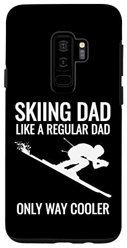 Galaxy S9 Skiing Dad Gift Like a Regular Dad Way Cooler Case
