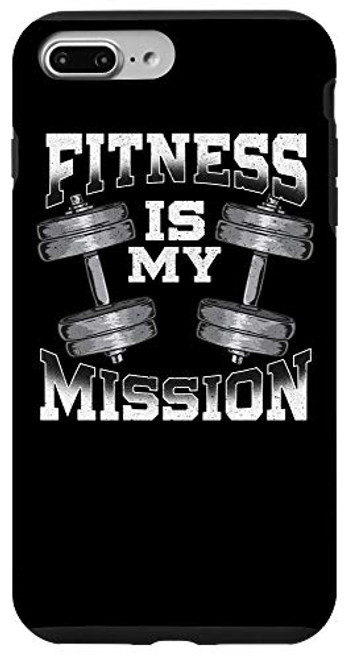 iPhone 7 Plus8 Plus Fitness Is My Mission Motivated Weightlifting Cardio Gym Case iPhone 7 Plus8 Plus Fitness Is My Mission Motivated Weightlifting Cardio Gym Case