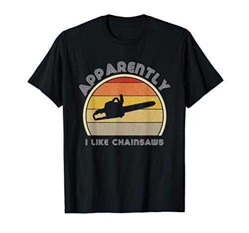 Retro Logging Gifts Chainsaw Gear For Men Tree Trimmer Gifts T-Shirt