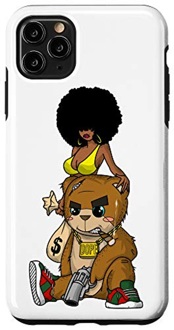 iPhone 11 Pro Max Hip Hop Teddy Bear Gangster Rap Hustle Hard Get Money Tee Case iPhone 11 Pro Max Hip Hop Teddy Bear Gangster Rap Hustle Hard Get Money Tee Case