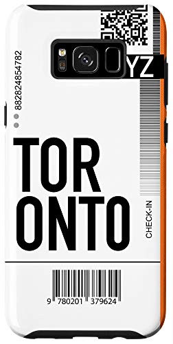 Galaxy S8 Toronto Air Ticket Phone Case Boarding Pass City Plane Case