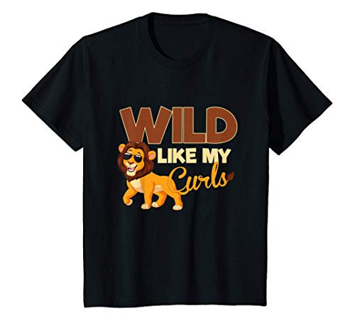 Kids Wild Like My Curls Funny Curly Haired for Toddler Gift Idea T-Shirt