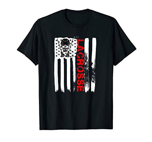 American Flag Lacrosse USA TShirt Lax Gear Player Coach Gift T-Shirt American Flag Lacrosse USA TShirt Lax Gear Player Coach Gift T-Shirt