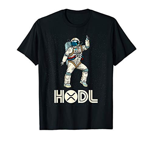 Cryptocurrency Talk XRP - Fun HODL XRP Disco Moon Gear T-Shirt