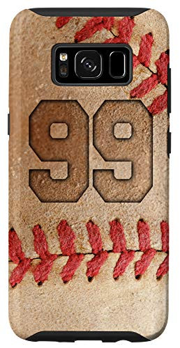 Galaxy S8 Baseball Fan 99 Jersey No 99 Baseball Lover Phone Case Gift Case